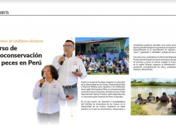 Curso de crioconservación de peces en Perú por docente Unillanistas